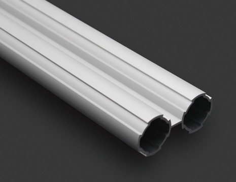 6m Flexible Aluminum Lean Tube / Pipe For Storage Racks Shelving Systems