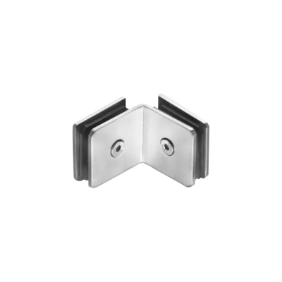 90 Degree Stainless Steel Glass Clip For Shower Door Glass To Wall Enclosure