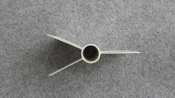 Sand Blasted Anodized LED Heat Sink , Extruded Aluminium Heatsink Profiles