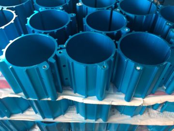 6063T Precision Cutting 100mm Length Aluminum Enclosures With Blue Anodized Color