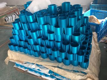 6063T Precision Cutting 100mm Length Aluminum Enclosures With Blue Anodized Color